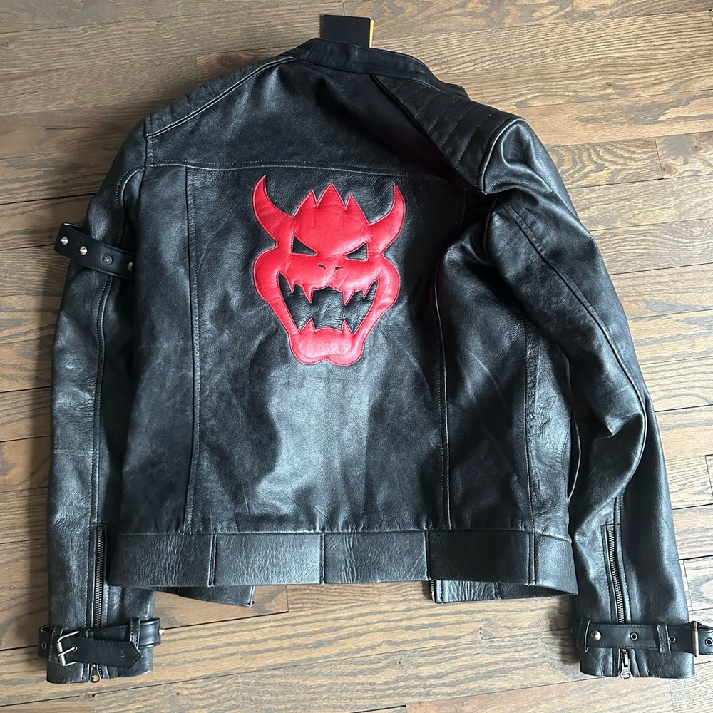 Luca Jackets Bowser Nintendo Leather Jacket